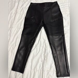 Moto faux leather Leggins